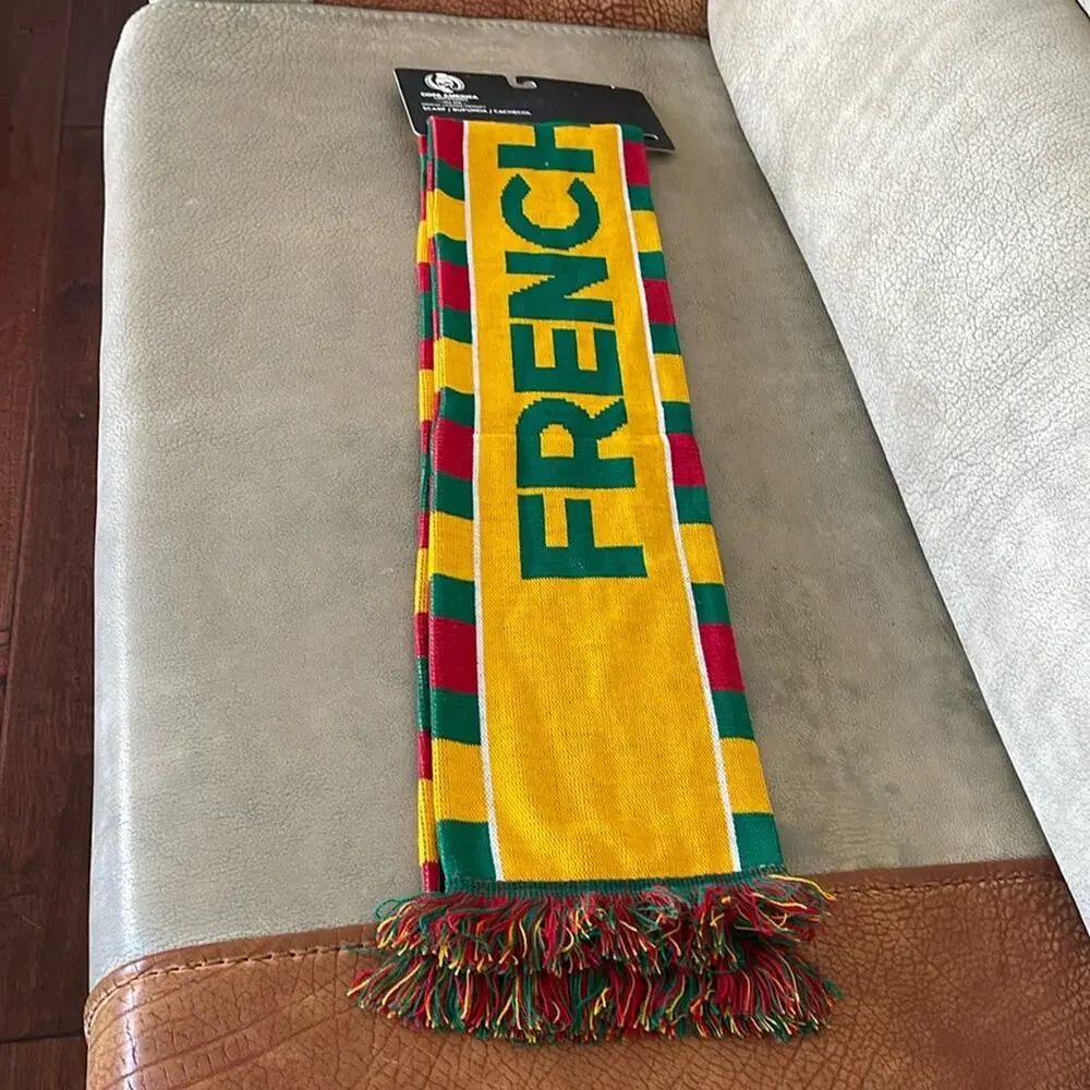 French Guiana Copa America Centenario Scarf USA 2016  Soccer Collectibles Green